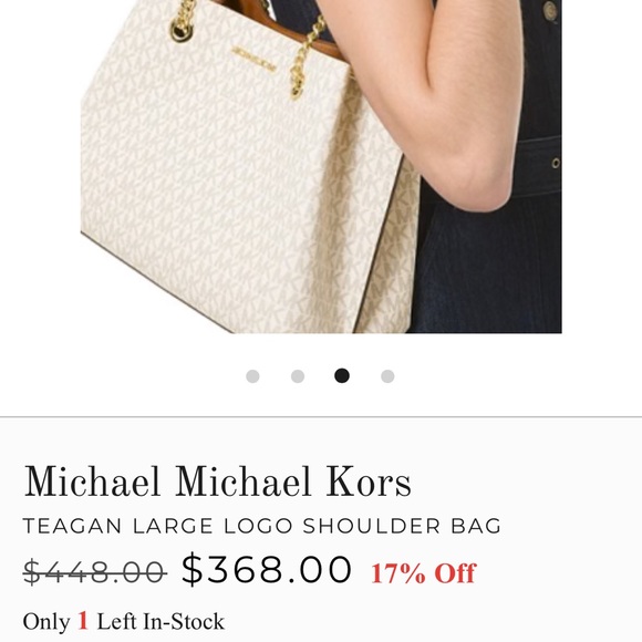 Michael Kors… Vanilla-Large-Long drop Satchel - Picture 4 of 5